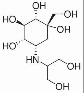 2,3-Dideoxy-2-[[2-hydroxy-1-(hydroxymethyl)ethyl]amino]-4-C-(hydroxymethyl)-epi-inositol