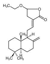 2(3H)-Furanone, 3-[2-(decahydro-5,5,8a-trimethyl-2-methylene-1-naphthalenyl)ethylidene]-5-ethoxydihydro-
