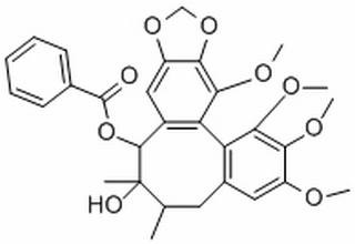 Benzo[3,4]cycloocta[1,2-f][1,3]benzodioxole-7,8-diol, 5,6,7,8-tetrahydro-1,2,3,13-tetramethoxy-6,7-dimethyl-, 8-benzoate, (6S,7S,8S,13aS)-