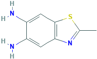 Benzothiazole, 5,6-diamino-2-methyl- (6CI)