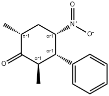 Cyclohexanone, 2,6-dimethyl-4-nitro-3-phenyl-, (2R,3S,4S,6R)-rel-