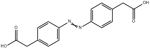 Benzeneacetic acid, 4,4'-(1,2-diazenediyl)bis-