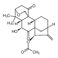 Kaur-16-ene-1,7-dione,15-(acetyloxy)-3,20-epoxy-6-hydroxy-, (3a,6b,15b)-