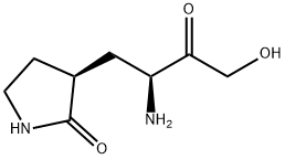 2-Pyrrolidinone, 3-[(2S)-2-amino-4-hydroxy-3-oxobutyl]-, (3S)-