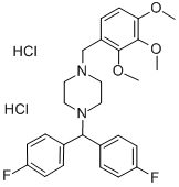 洛美利嗪二盐酸盐, 一种L-和T-型钙通道阻滞剂
