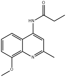 N-(8-methoxy-2-methylquinolin-4-yl)propanamide