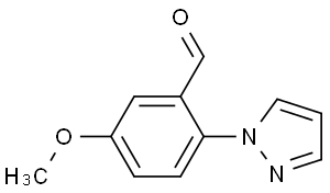 5-甲氧基-2-(1H-吡唑-1-基)苯甲醛