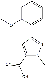 3-(2-Methoxyphenyl)-1-methyl-1{H}-pyrazole-5-carboxylic acid