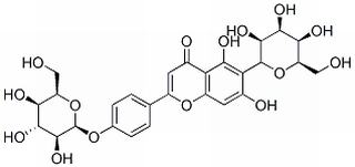 (1S)-1,5-anhydro-1-{2-[4-(beta-D-glucopyranosyloxy)phenyl]-5,7-dihydroxy-4-oxo-4H-chromen-6-yl}-D-glucitol