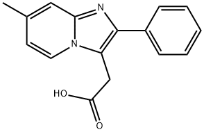 Imidazo[1,2-a]pyridine-3-acetic acid, 7-methyl-2-phenyl-