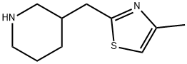 3-[(4-methyl-1,3-thiazol-2-yl)methyl]piperidine