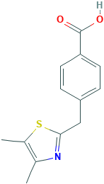 4-[(4,5-Dimethyl-2-thiazolyl)methyl]-benzoic Acid
