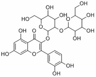Quercetin-3-O-beta-D-glucosyl-(2-1)-beta-D-glucoside