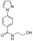 N-(2-hydroxyethyl)-4-(1H-pyrazol-1-yl)benzenecarboxamide