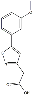 [5-(3-Methoxyphenyl)isoxazol-3-yl]acetic acid