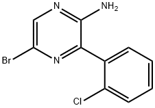 2-Pyrazinamine, 5-bromo-3-(2-chlorophenyl)-