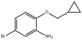 Benzenamine, 5-bromo-2-(cyclopropylmethoxy)-