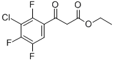 Benzenepropanoic acid,3-chloro-2,4,5-trifluoro-b-oxo-, ethyl ester