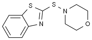 2(4-morpholinyl-thio)-benzothiazole