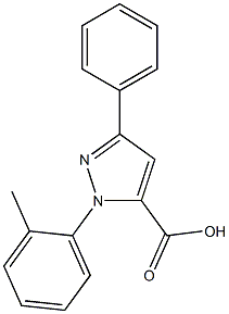 1-(2-Methylphenyl)-3-phenyl-1H-pyrazole-5-carboxylic acid