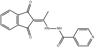 N'-[1-(1,3-dioxoinden-2-ylidene)ethyl]pyridine-4-carbohydrazide