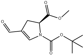1H-Pyrrole-1,2-dicarboxylic acid, 4-formyl-2,3-dihydro-, 1-(1,1-dimethylethyl) 2-methyl ester, (2S)-