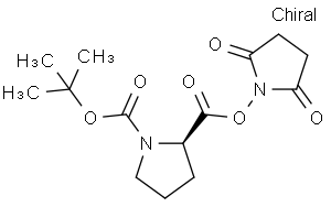 pyrrolidine-1,2-dicarboxylic acid O1-tert-butyl ester O2-(2,5-dioxo-1-pyrrolidinyl) ester