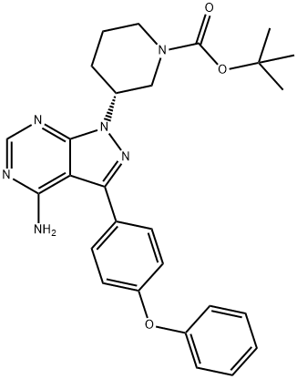 (R)-tert-Butyl 3-[4-amino-3-(4-phenoxyphenyl)-1H-pyrazolo[3,4-d]pyrimidin-1-yl]piperidine-1-carboxylate