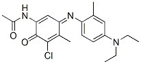 2-acetylamino-6-chloro-4-[(4-diethylamino)2-methylphenyl-imino]-5-methyl-1-oxo-2,5-cyclohexadiene
