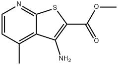 Thieno[2,3-b]pyridine-2-carboxylic acid, 3-amino-4-methyl-, methyl ester