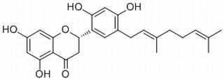 4H-1-Benzopyran-4-one, 2-[5-[(2E)-3,7-dimethyl-2,6-octadien-1-yl]-2,4-dihydroxyphenyl]-2,3-dihydro-5,7-dihydroxy-, (2S)-