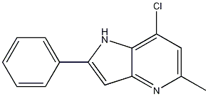 7-chloro-5-methyl-2-phenyl-1H-pyrrolo[3,2-b]pyridine
