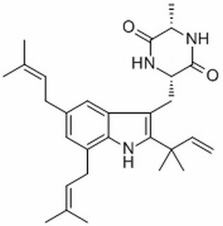 (3S,6S)-3-[[2-(1,1-Dimethyl-2-propenyl)-5,7-bis(3-methyl-2-butenyl)-1H-indol-3-yl]methyl]-6-methyl-2,5-piperazinedione