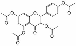 4H-1-Benzopyran-4-one, 3,5,7-tris(acetyloxy)-2-[4-(acetyloxy)phenyl]-