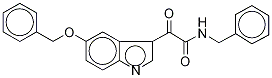 1H-Indole-3-acetamide, α-oxo-5-(phenylmethoxy)-N-(phenylmethyl)-
