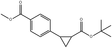methyl 4-(-2-(tert-butoxycarbonyl)cyclopropyl)benzoate