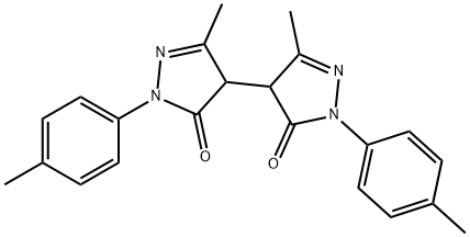 [4,4'-Bi-3H-pyrazole]-3,3'-dione, 2,2',4,4'-tetrahydro-5,5'-dimethyl-2,2'-bis(4-methylphenyl)-
