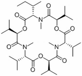 Cyclo[(2R)-2-hydroxy-3-methylbutanoyl-N-methyl-L-isoleucyl-(2R)-2-hydroxy-3-methylbutanoyl-N-methyl-L-valyl-(2R)-2-hydroxy-3-methylbutanoyl-N-methyl-L-valyl]