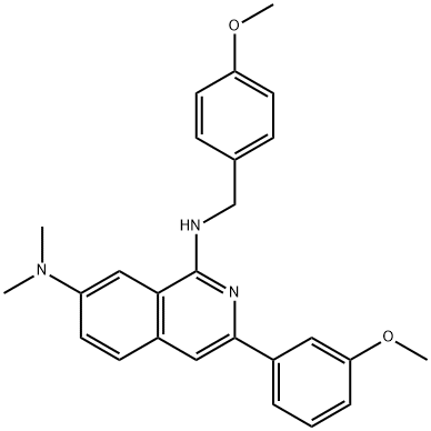 1,7-Isoquinolinediamine, 3-(3-methoxyphenyl)-N1-[(4-methoxyphenyl)methyl]-N7,N7-dimethyl-