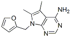 7-(呋喃-2-基甲基)-5,6-二甲基-7H-吡咯并[2,3-d]嘧啶-4-胺