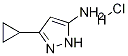 3-Cyclopropyl-1h-pyrazol-5-amine, HCl