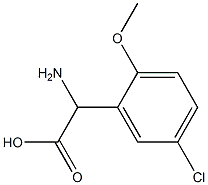 2-氨基-2-(5-氯-2-甲氧基苯基)乙酸