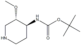 反式-4-(BOC-氨基)-3-甲氧基-哌啶