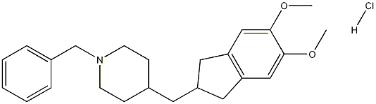 1-benzyl-4-[(5,6-dimethoxy-2,3-dihydro-1H-inden-2-yl)methyl]piperidine,hydrochloride