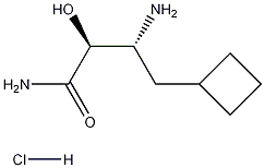 (alphaS,betaR)-beta-Amino-alpha-hydroxycyclobutanebutanamide hydrochloride
