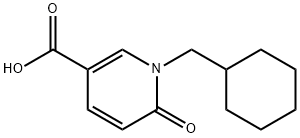 3-Pyridinecarboxylic acid, 1-(cyclohexylmethyl)-1,6-dihydro-6-oxo-