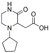 2-(1-cyclopentyl-3-oxopiperazin-1-ium-2-yl)acetate