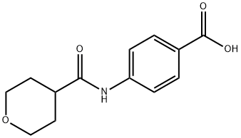 Benzoic acid, 4-[[(tetrahydro-2H-pyran-4-yl)carbonyl]amino]-