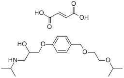 1-(4-{[2-(1-methylethoxy)ethoxy]methyl}phenoxy)-3-[(1-methylethyl)amino]propan-2-ol (2E)-but-2-enedioate (salt)