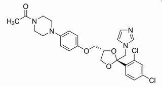1-[4-[4-[[2-(2,4-Dichlorophenyl)-2-(1H-imidazol-1-ylmethyl)-1,3-dioxolan-4-yl]methoxy]phenyl]-1-piperazinyl]ethanone